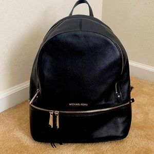 Michael Kors black backpack
